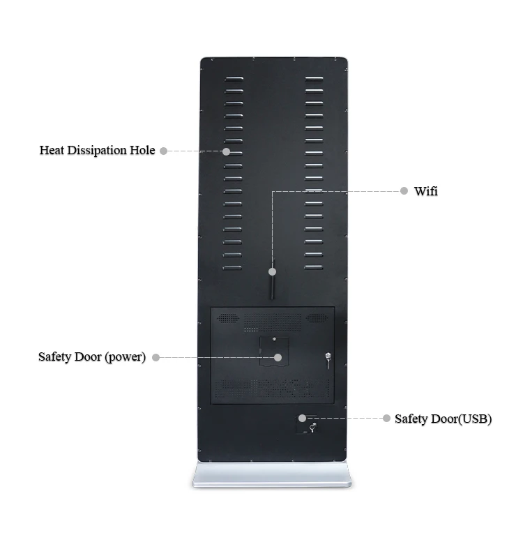 RK3288 Android System Without Touch 43 Inch Led Screen Advertising Machine For Karaoke Room