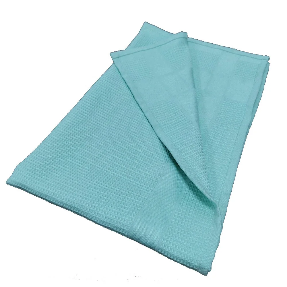 High Water Absorption Microfiber Waffle Towel 42*68Cm Tea Towel