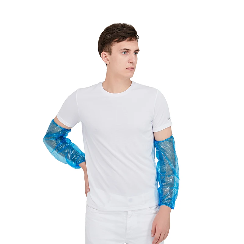 Hot selling  disposable  20x40 cm PE arm sleeve cover