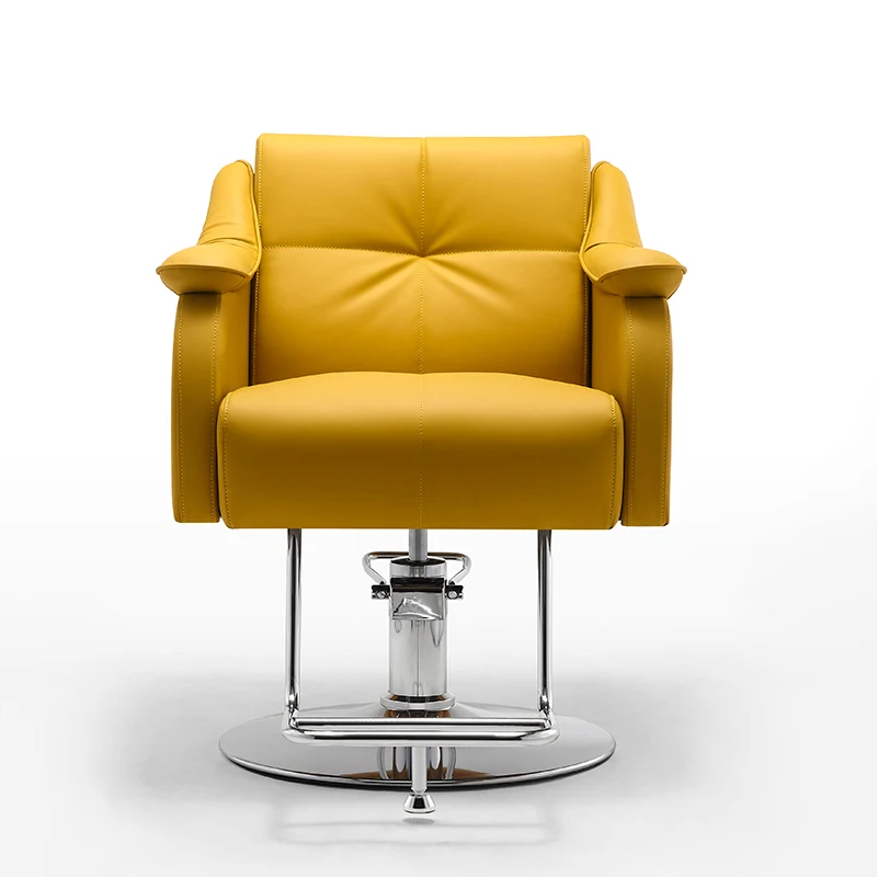 Reclining salon styling chairs white  barber chair vintage hairdressing chair frame shampoo unit