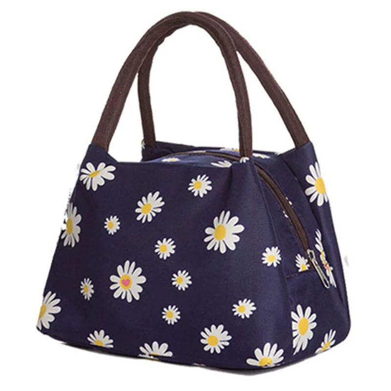 Waterproof portable bento bag canvas organizer bag