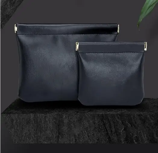 Soft PU leather jewelry pouch jewelry bag small cosmetic bag for travel