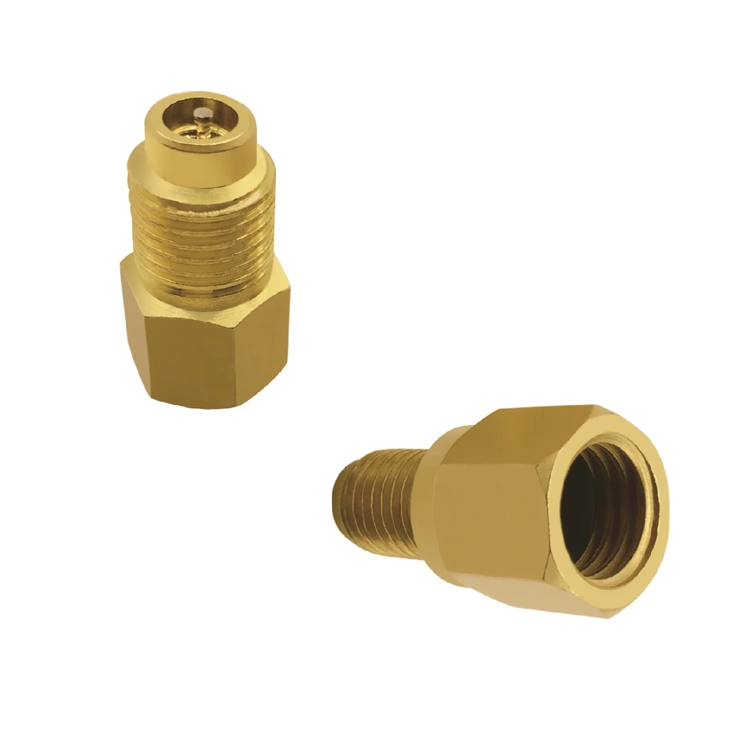 R-134a Brass Air Conditioning Metal Can Tap Dispensing Valve Brass Adapter