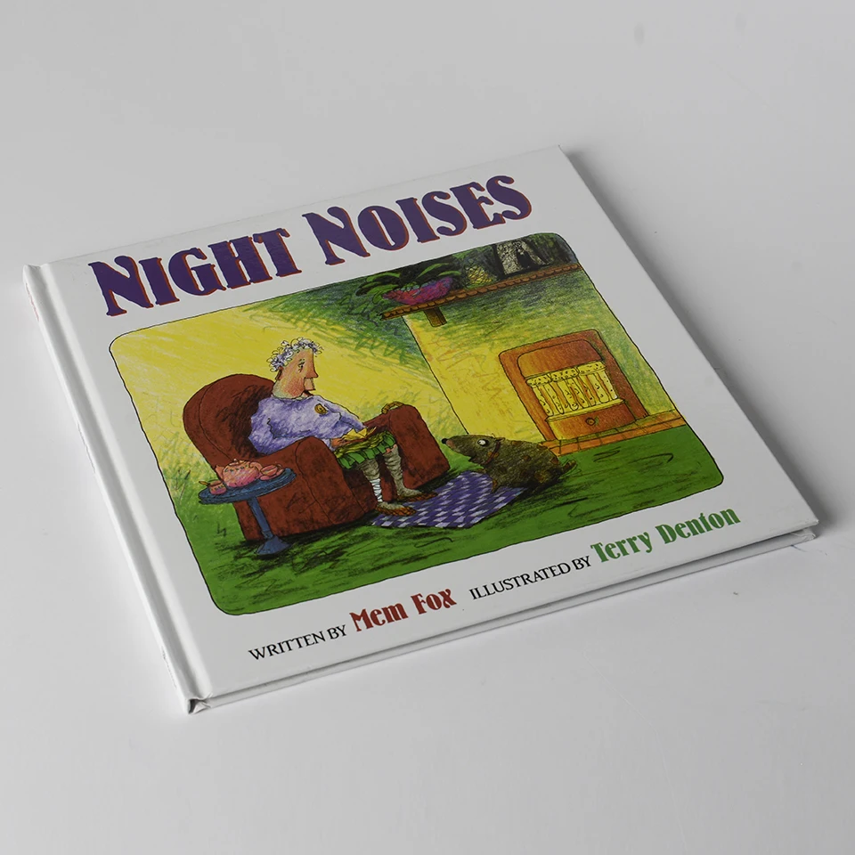custom printing kids baby touch and feel cardboard book animal English story hardcover book