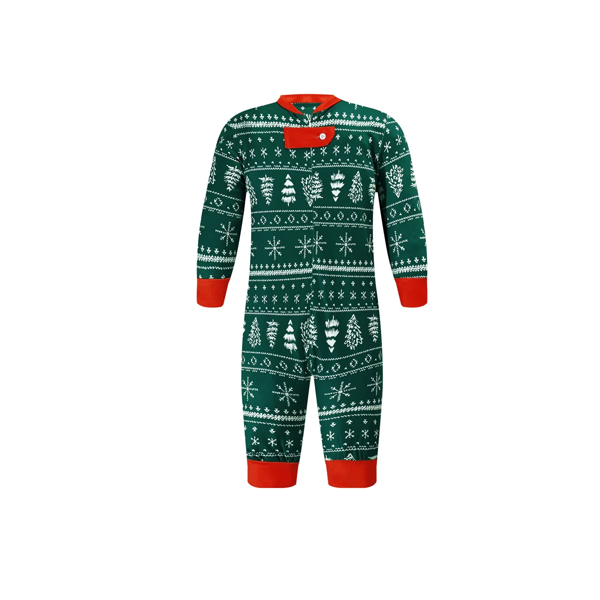 Family Christmas Pajamas Tree And Snowflake Printed Parent-child Home Sets Women Sleepwear XMas Family Matching Suit pyjamas