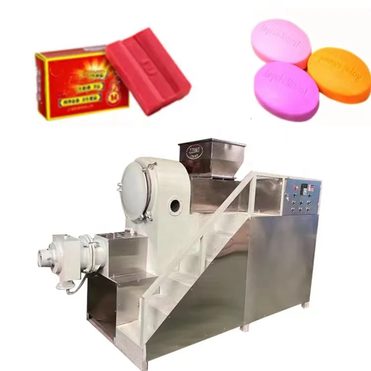 New Product 2020 Low Noise Mini Laundry Bar Machine 300 Kg Per Hour Vacuum Soap Plodder Or Extruder