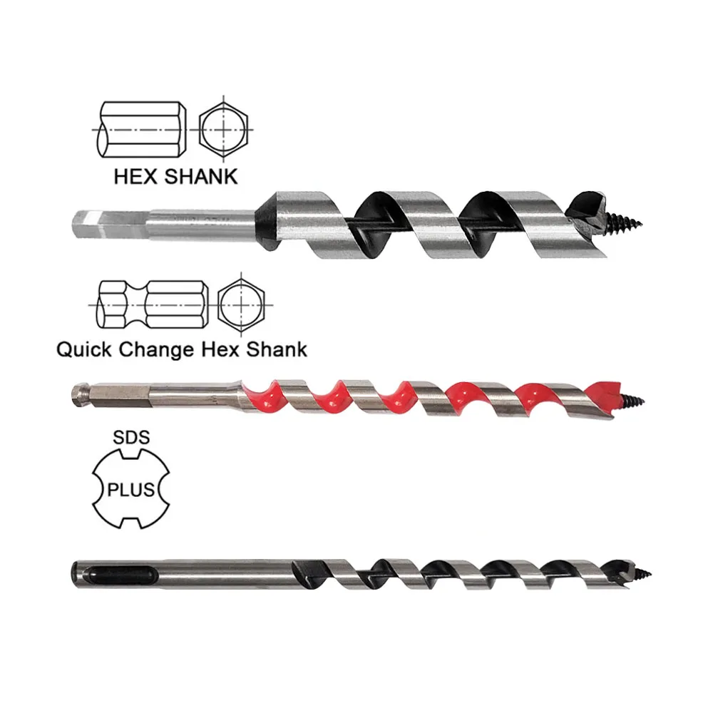 Hand Scotch Eyed Bushcraft Wood Auger Drill Bit for Backpack and Camping