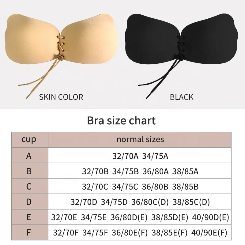 Lala Goddess Front Strap Seamless Strapless Bra Gather Push Up Lightweight Adhesive Silicone Nipple Covers For Women Reusable