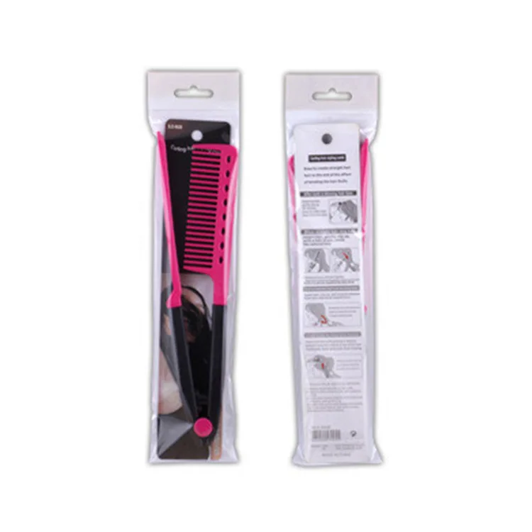 Popular Ins Tiktok Hot Traveling Necessity Resin Made Size Proper Not Easy to Break Comb Teeth V-shaped Comb