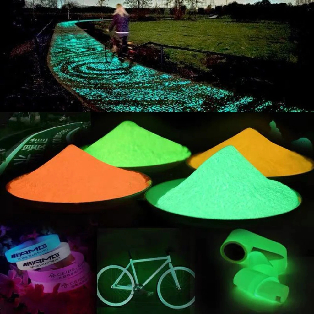 Сделано в Китае, экологически чистый пигмент для ногтей, светящийся порошок с разными цветами