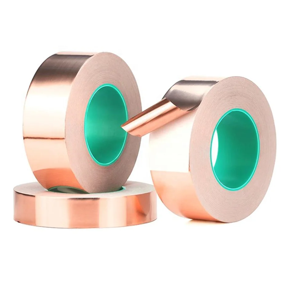 
Copper Foil Adhesive Tape, 99.90% Pure Double Conductive Copper Tape 