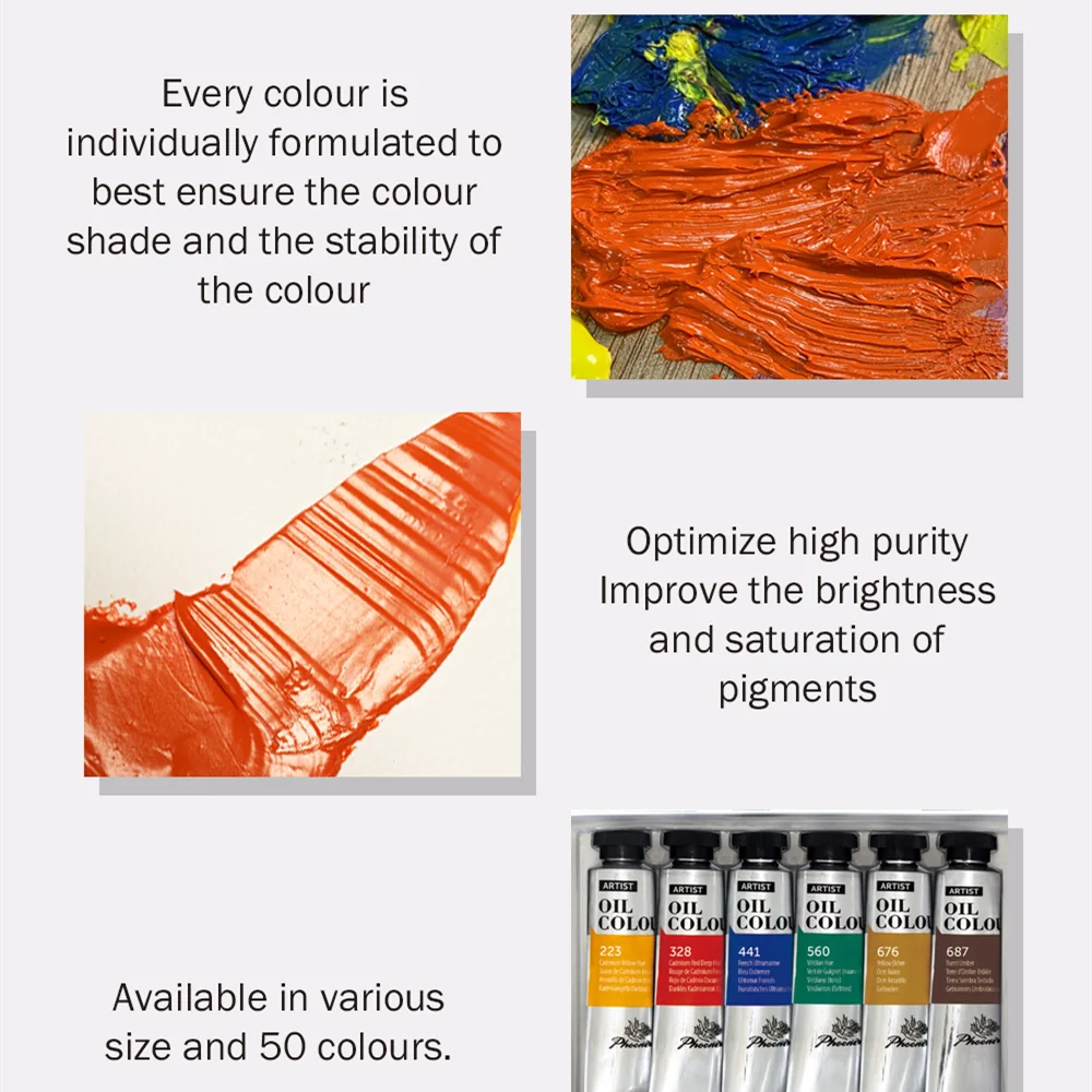 Hot sell 120ml Fine Oil Color Artist Level for Artist Students kids certified by CE AP ISO for Canvas diy oil painting