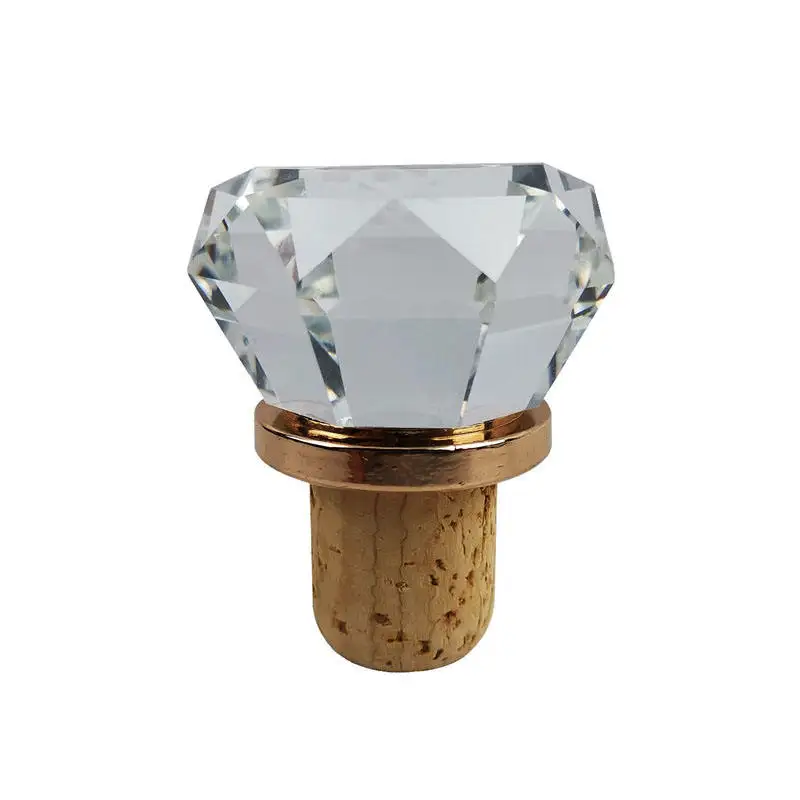 Wholesale China Factory Vodka Bottle 700ml  Crystal Wine Stopper Wine Bottle Glass Stopper