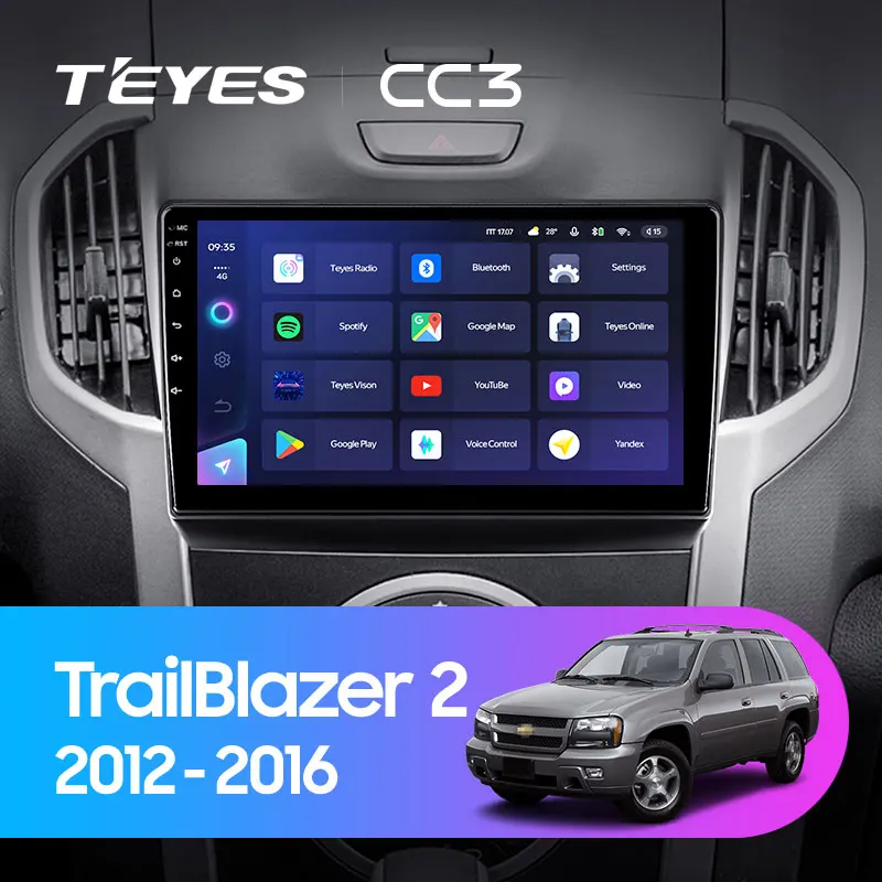 D-max DMAX Car Radio Multimedia Video Player 2016 TEYES CC3 2K for Chevrolet Trailblazer 2 2012 - S-10 S10 Colorado for Isuzu Ce