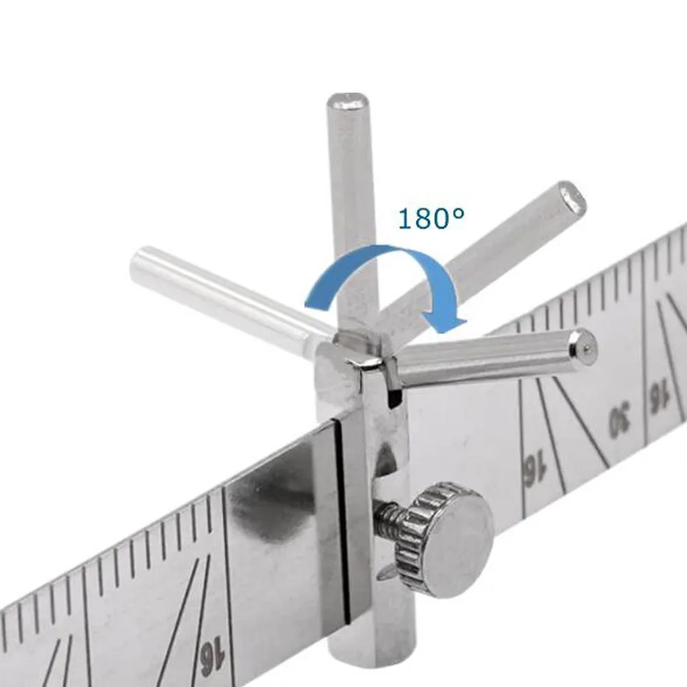 Dental Implant Ruler Locating Guide Surgical Positioning Locator Angle Gauge Autoclavable Dentistry Lab Planting Measuring Tools