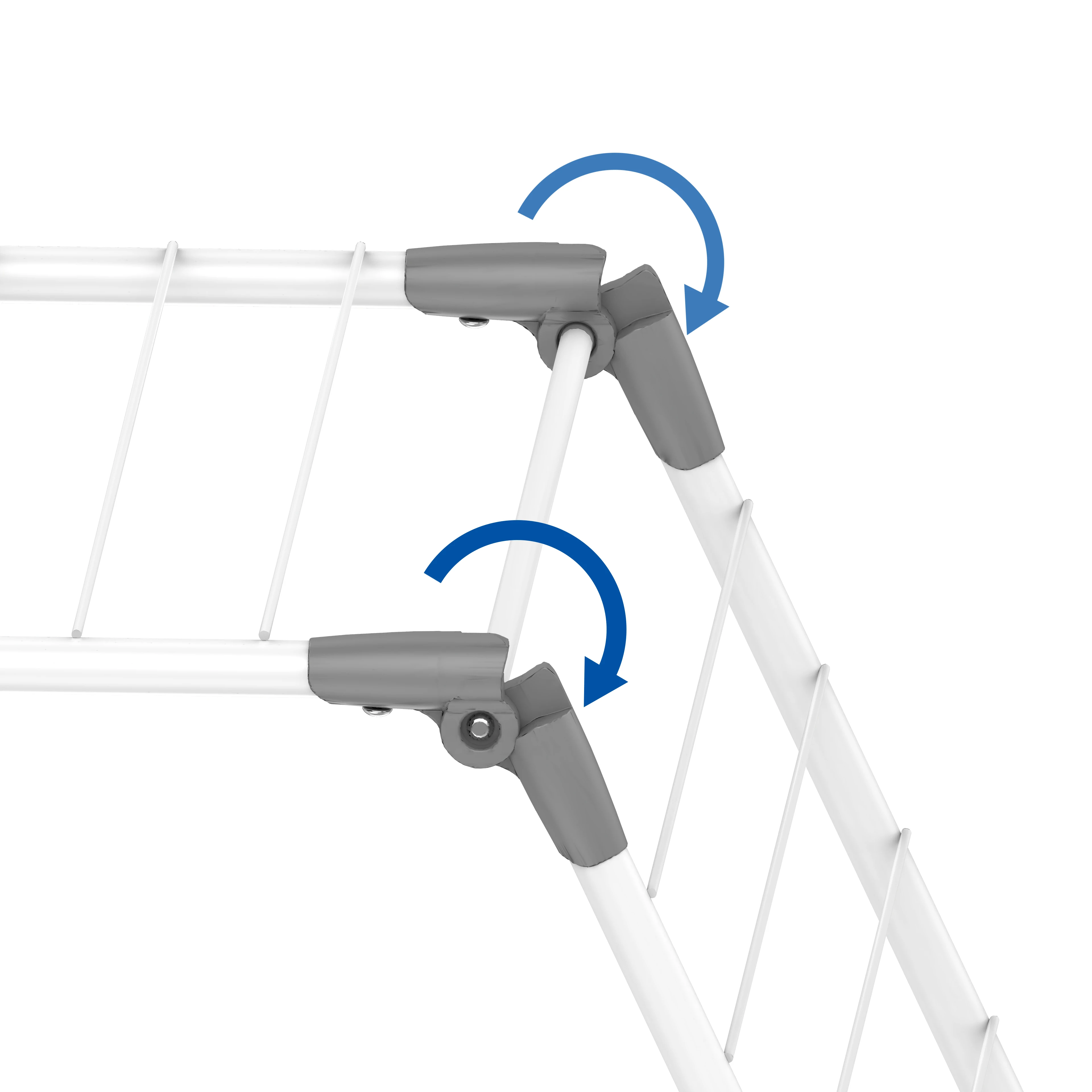 Portable Travel Drying Lundry Rack with Sock Clip Organizer Foldable Outdoor Indoor Clothes Drying Stand With Handle