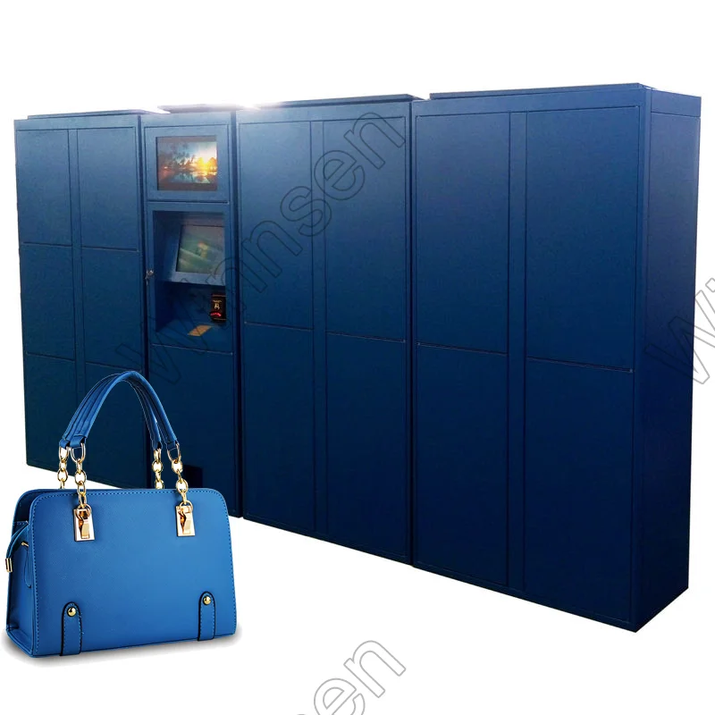 Smart wifi Airport Train Station Luggage Locker Automatic storage waterproof outdoor locker