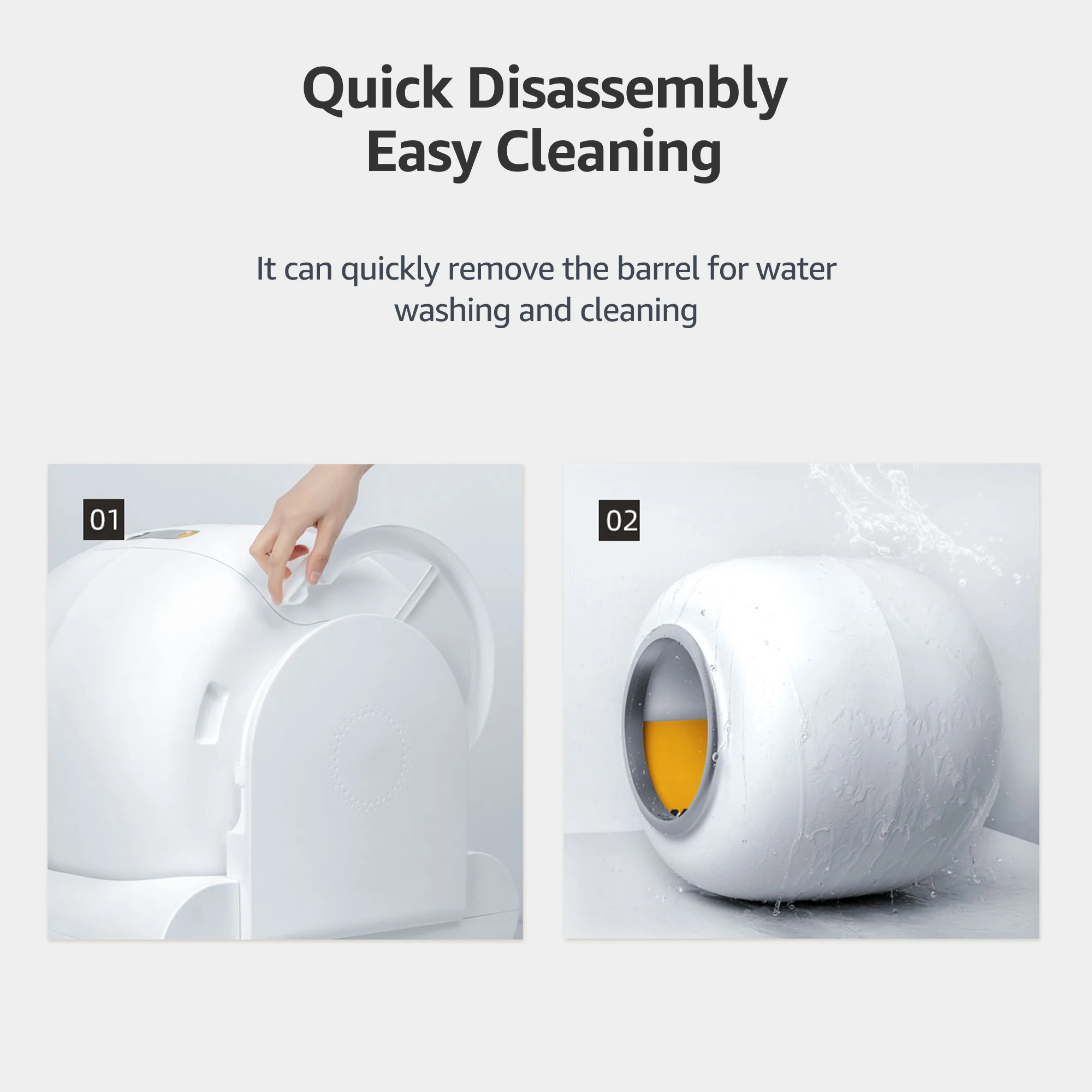 Automatic Electric Cat Litter Box TUYA APP Control Self-Cleaning Safety Protection Features Made Durable Tofu Bentonite Clay