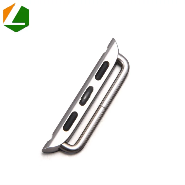 Yawanda High Quality Stainless Steel Watch Adapter Buckle fancy ForApple Watch Band Strap Connector apple iwatch wood band