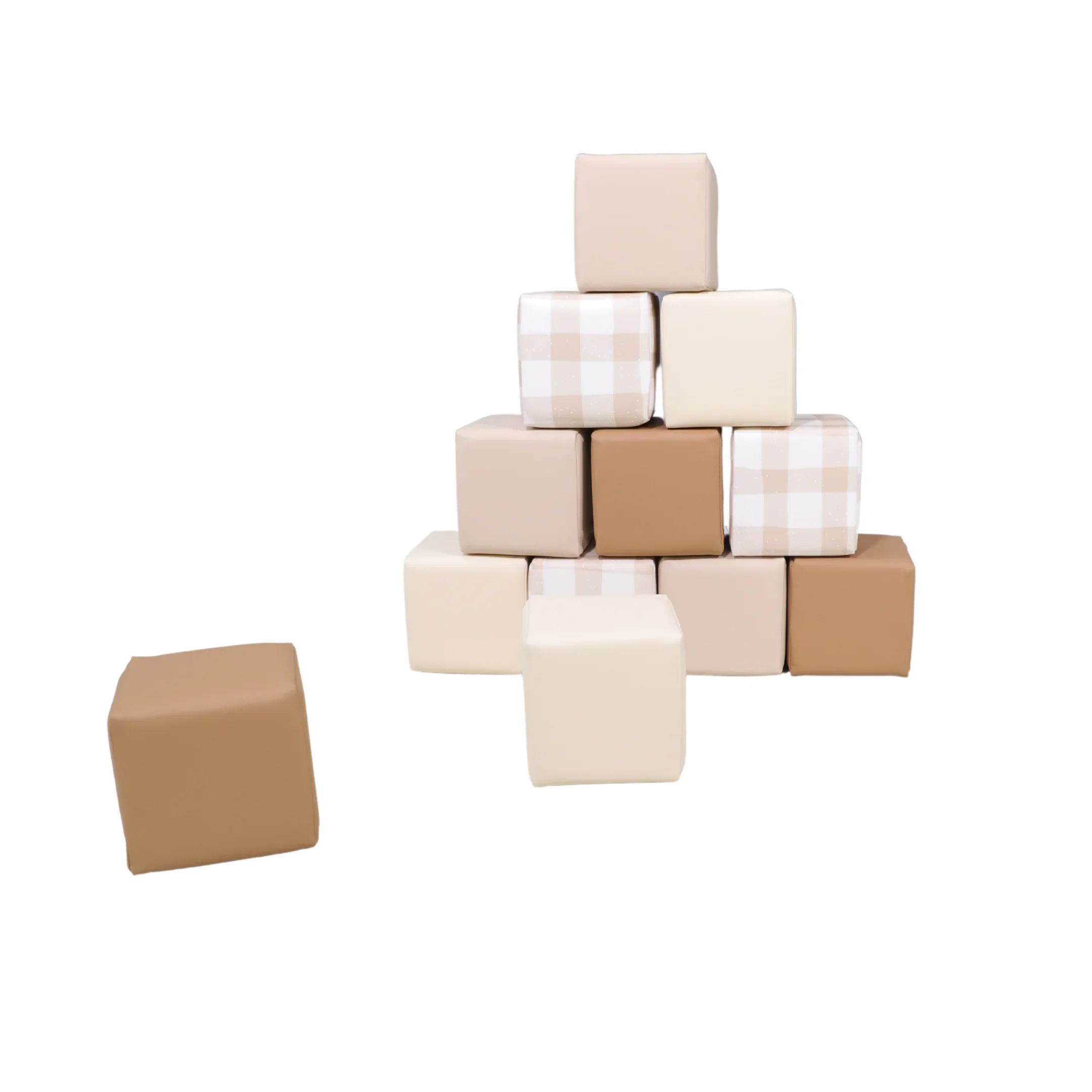 15 cm 12pcs Per Set Soft Foam Block Filled With High Density Soft and Compressible PU foam Suitable For Stacking