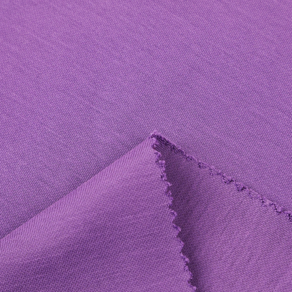 High quality thick 320gsm knitted stretch pongee yarn dyed tc fabric for dress lining