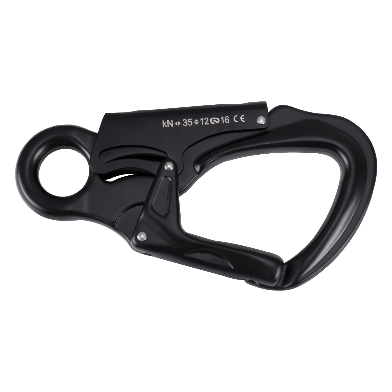 Custom Logo Snap Hook Auto Lock Safety Large Seat Belt Double Hook Spring Safety Hook Provides Protection