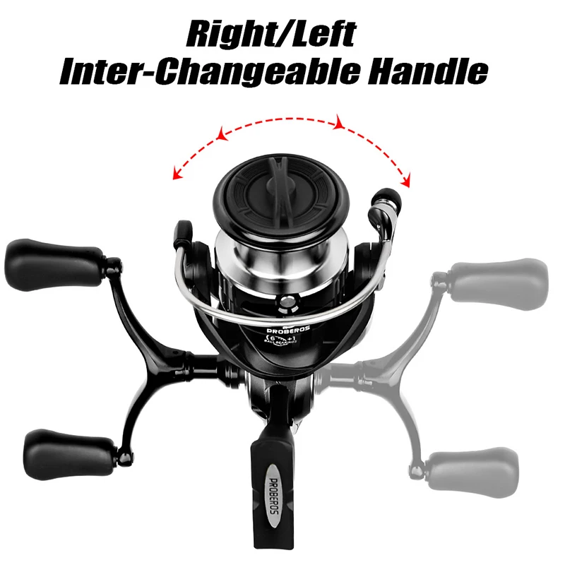 KEWOTE TK1000-4000 Spinning Fishing Reel Sea Fishing Wheel With Single Hand Or Double Hand Long Casting Reels