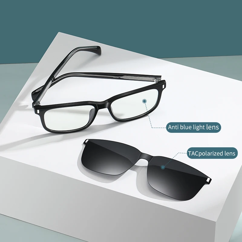 VisualMate оптовая продажа высокое качество унисекс логотип gafas De Sol TR90 клипсы солнцезащитные очки класса