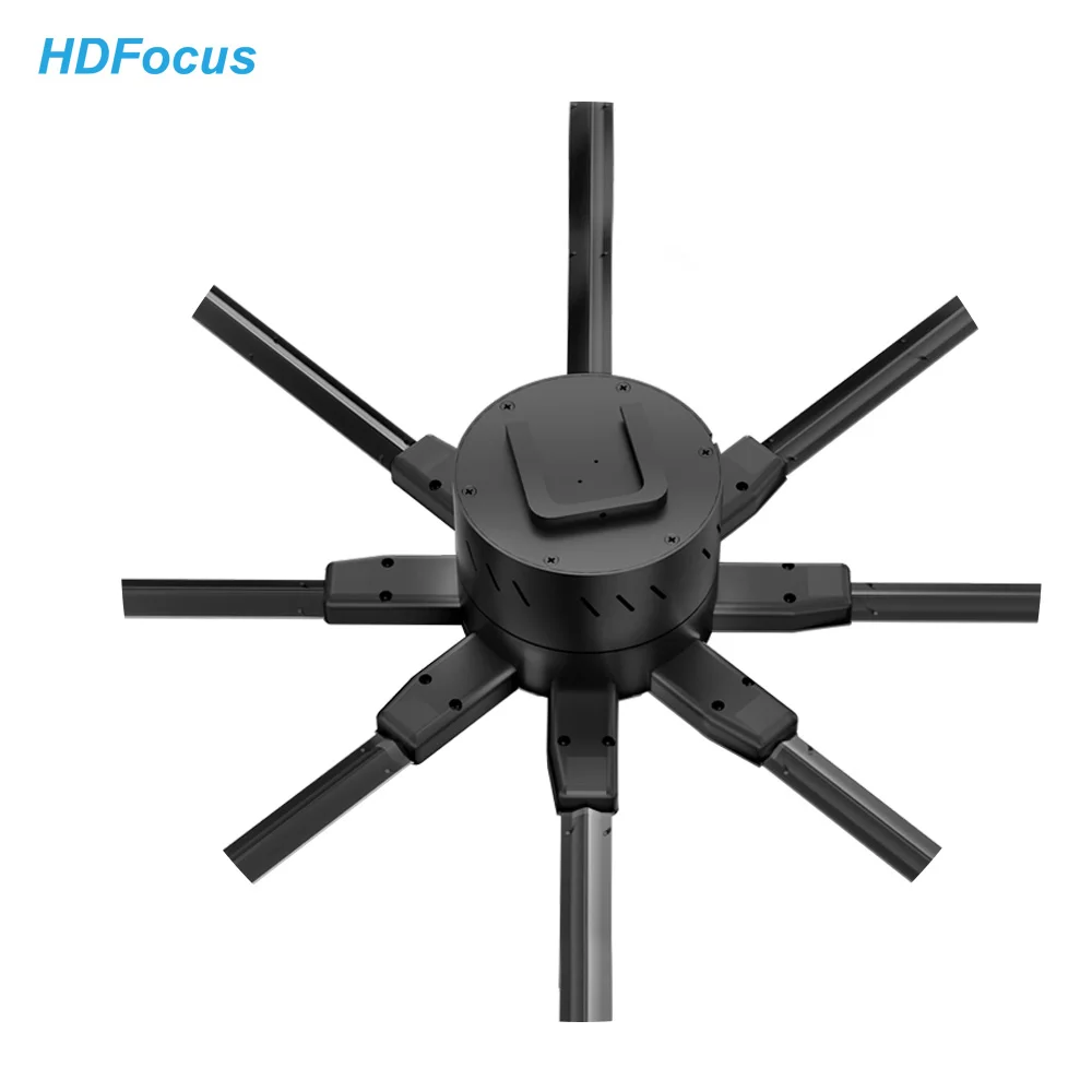 Led Display 3D Hologram Display Fan 180Cm Holograma 3D Led Fan Hologram