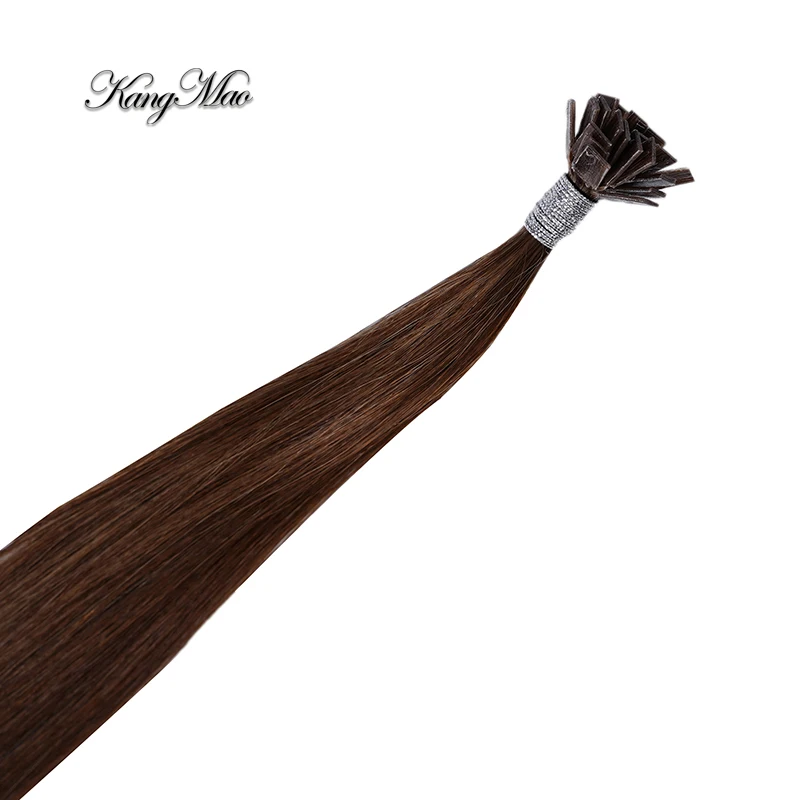 Platinum Blonde Keratin flat Tip Hair Extensions 22 inch Hot Fusions Blonde real Remy Human Hair Long Straight 50g 50strands