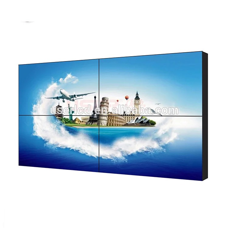 LCD 2x2 video wall with DID