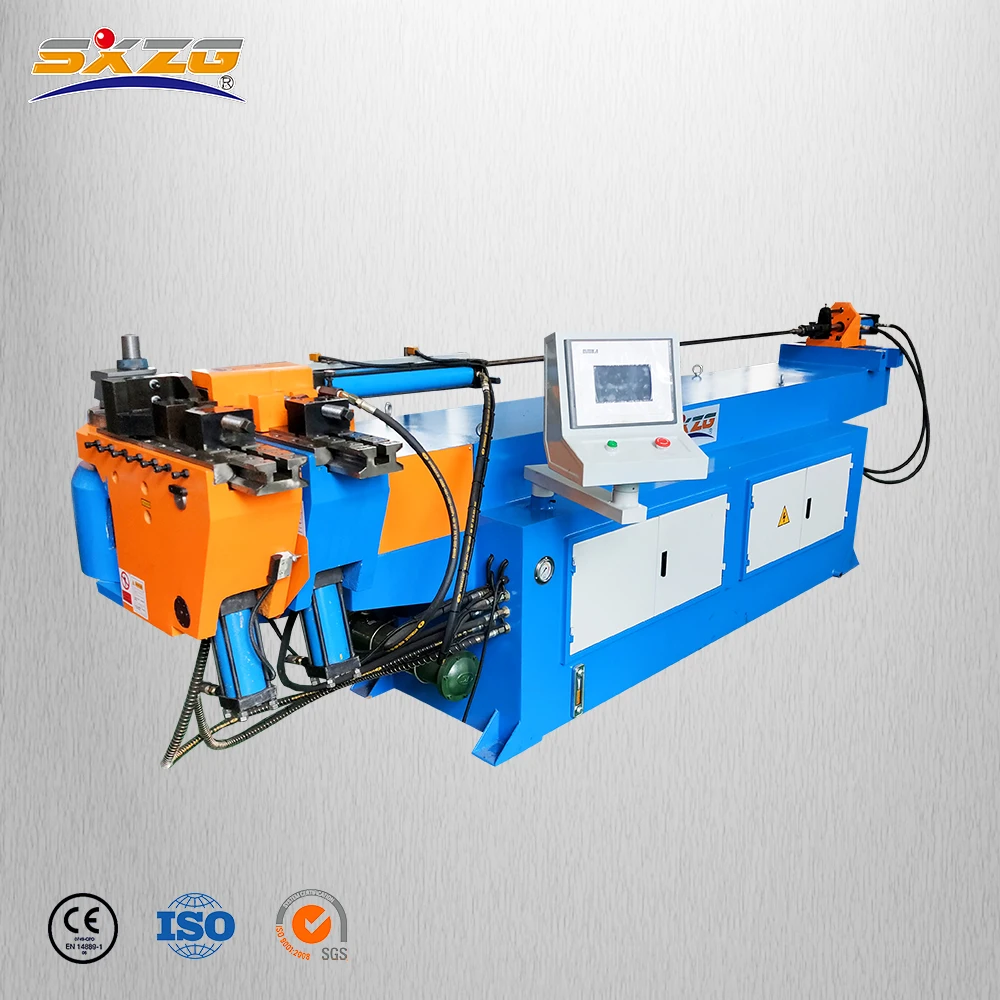 1 2 3 4 inch hydraulic manual pipe bender and SXZG automatic SS MS NC pipe bender machine
