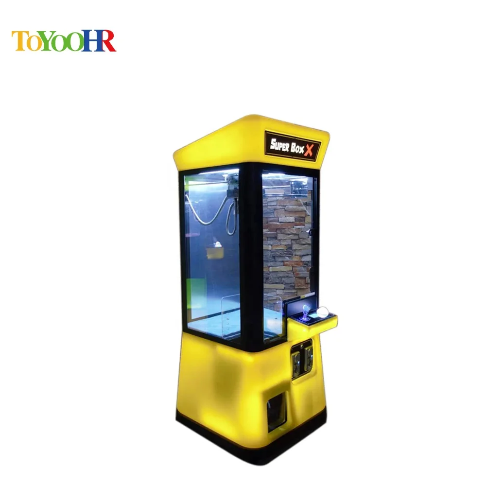  New Design Coin Operated Mini Plush Super Box 2 3 X toy claw crane