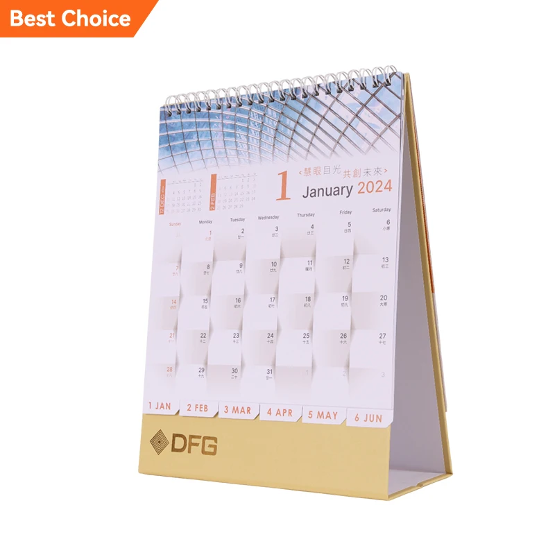 Promotion Custom Logo Printing Cheap Daily Monthly Printing Deskj Calendar
