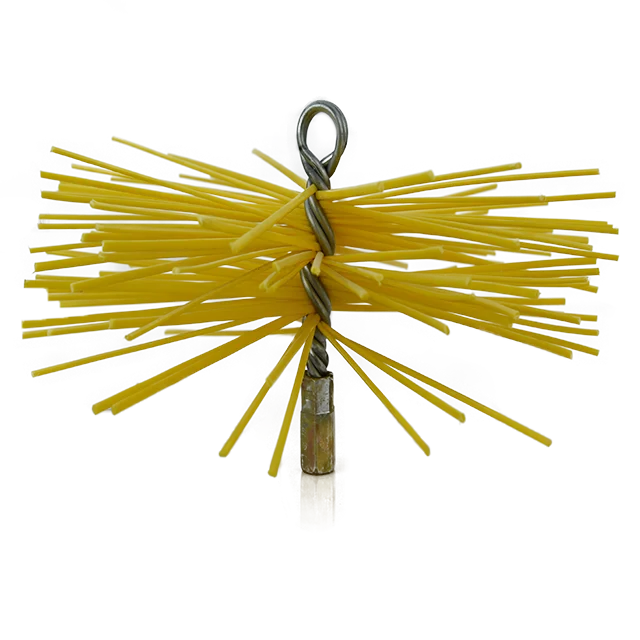 Chimney cleaning brush duct cleaning brush