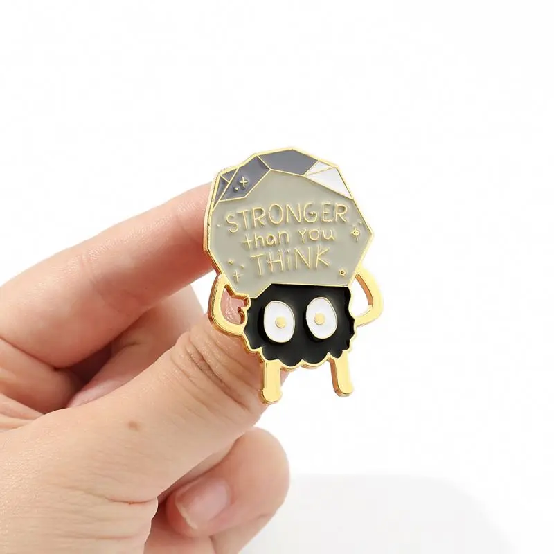 Factory Cheap Wholesale Enamel Pins Cartoon No-Face Eggette Dragon Plum Blossom
