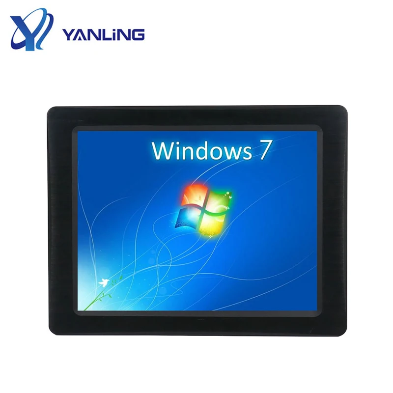 Дешевые панели компьютерной J1900 Quad Core 12. Конвертирование дюймы Barebone системы безвентиляторный панель ПК Поддержка четырехъядерным процессором In-tel HD промышленный сенсорный экран