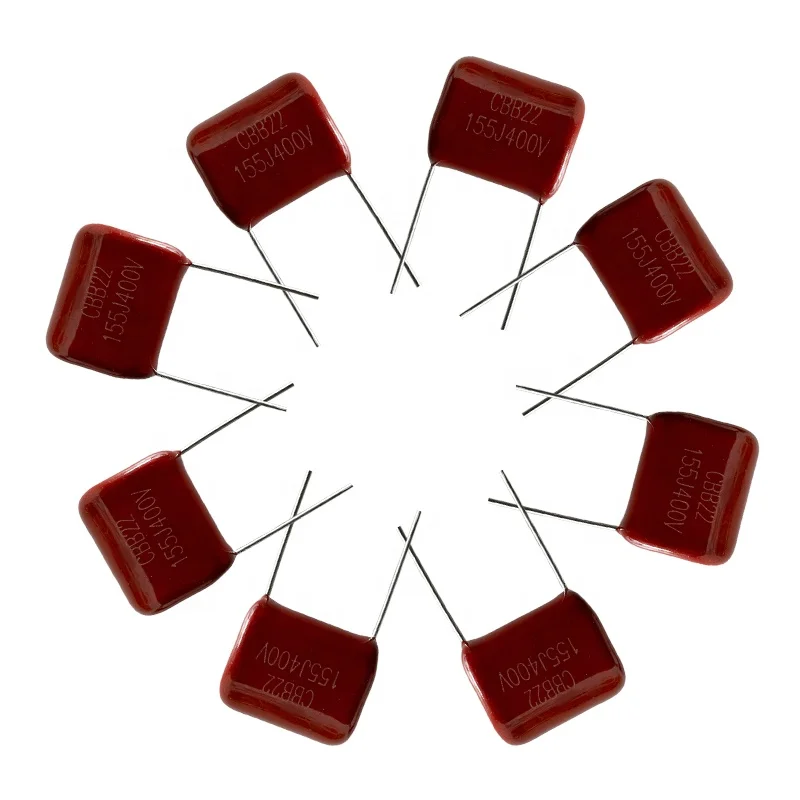 Durable DIP CBB Film Capacitor 100V 160V 250V 400V 630V 105J 115J 125J 135J 155J 824J Metallized Polypropylene Capacitor