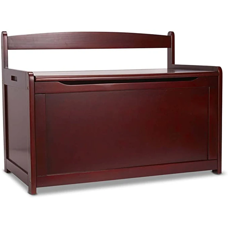 Custom Antique Wooden Storage Box Toy Trunk Box Chest Set Wood Toy Storage Box With Lid