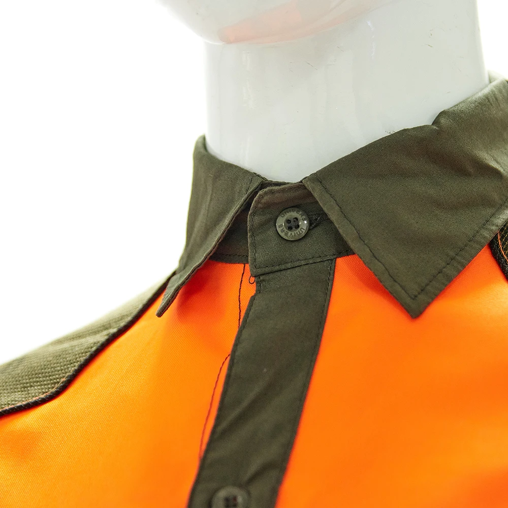 Original Men Working Jacket Waterproof Down Collar Customized Design Printing long Sleeve Workwear