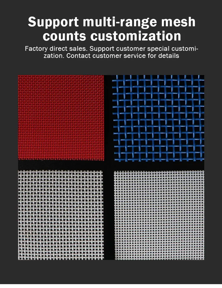 Making Press Felt for Paper Mills Sludge Dewatering Filter Polyester Spiral Linear Wire Mesh Screen Conveyor Belt