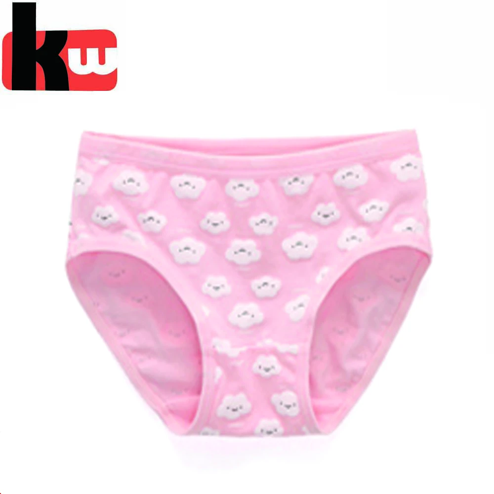 Factory price breathable cute cartoon kids girl underwear wholesale