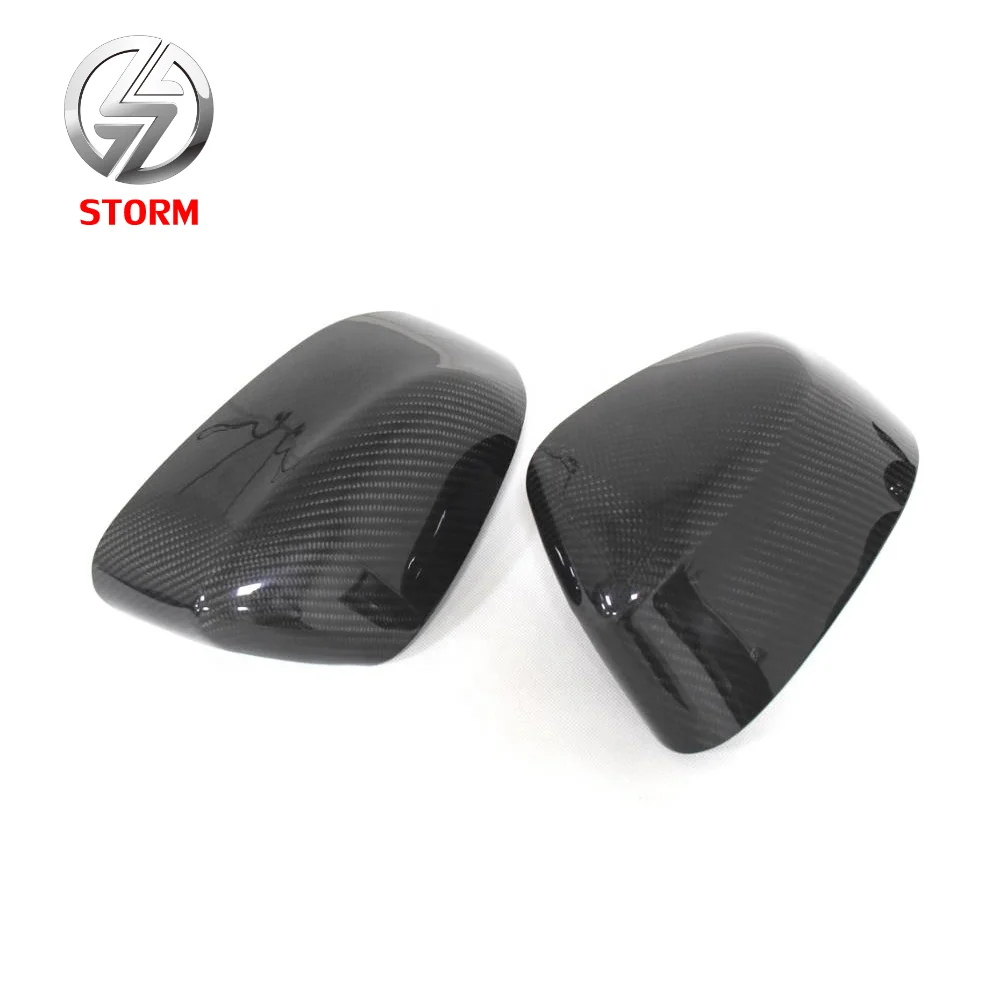 High Quality Gloss Black Finished Carbon Fiber Side Mirror Cover For Range Rover Sport/Vogue 14-on