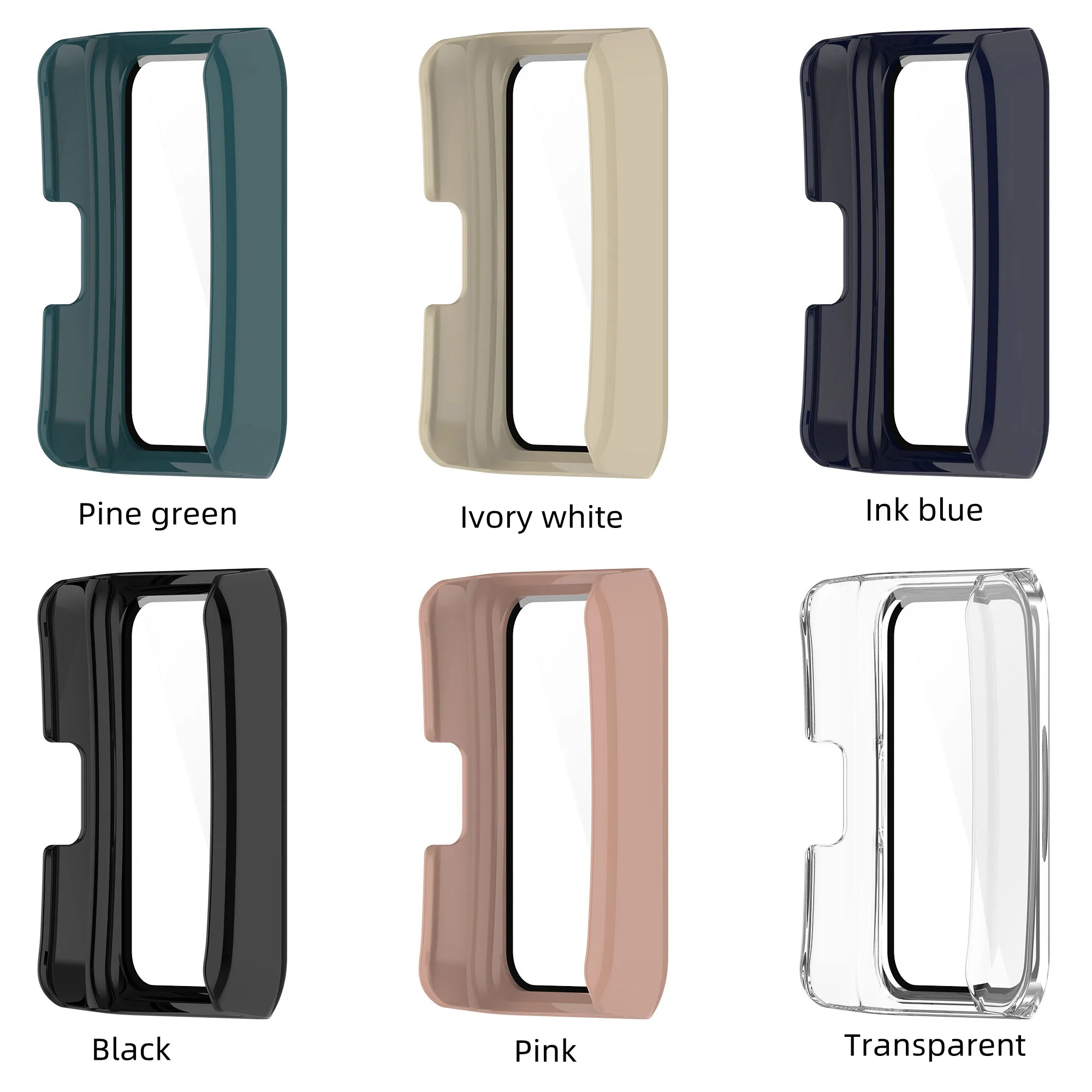 Full Protective PC Glass Screen Protector Cover For Huawei Band 7 Watch Fit Mini Honor Band 6 Protective Case