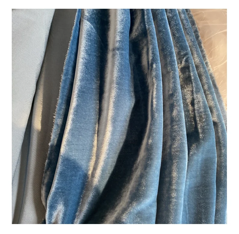 polyester cotton  silk velvet velour fire retardant sofa curtain drape upholstery decoration fabric 200-500GSM width 1.5m-3m