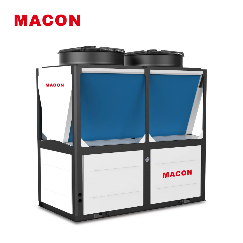 MACON  36kw 45kw 75kw High Temperature Heat Pump R410a+r134 for Commercial Hotel Hospital and Big House CE A+++