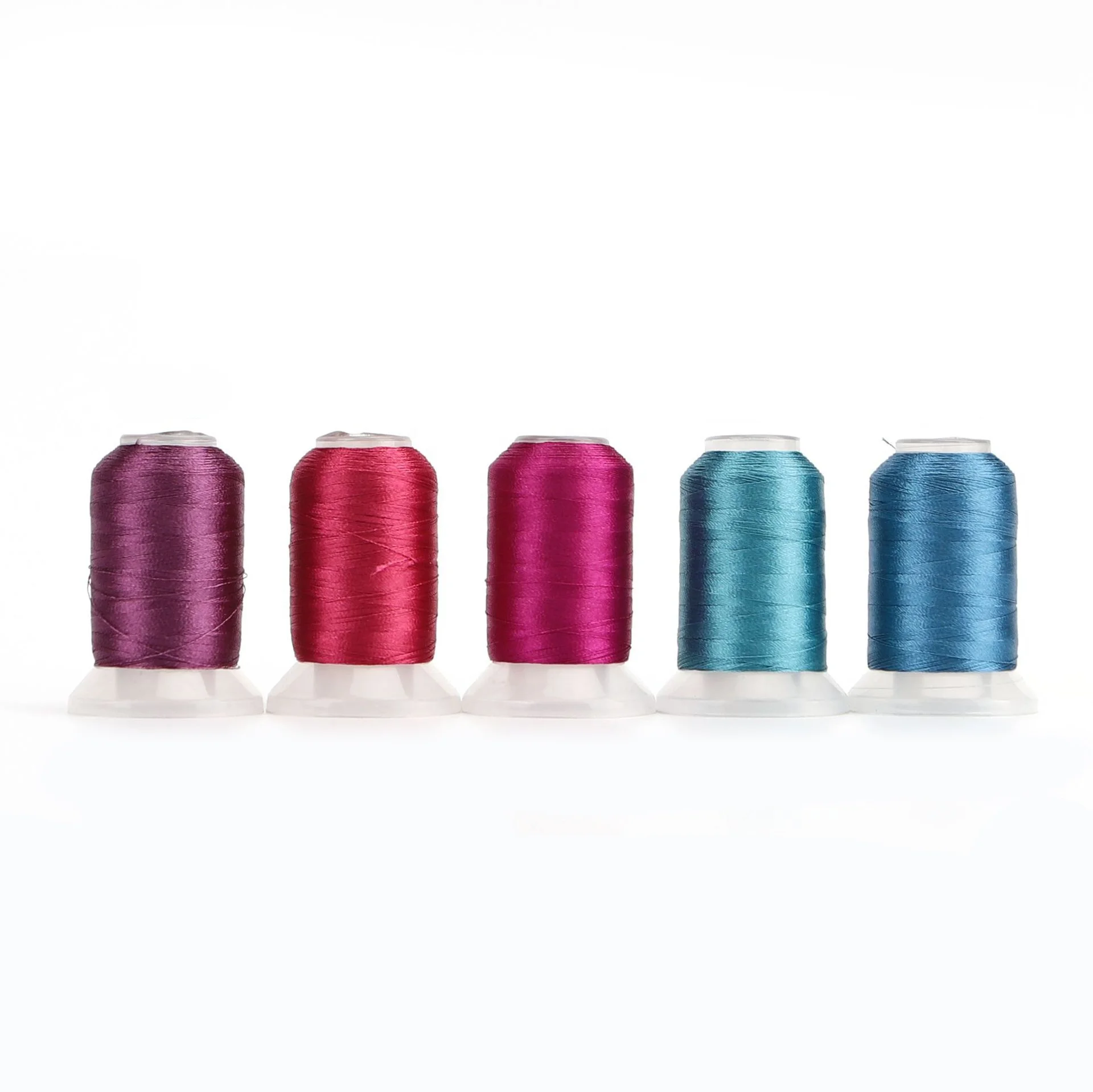 Good quality 120D/2 polyester embroidery thread multi colour for embroidery machines