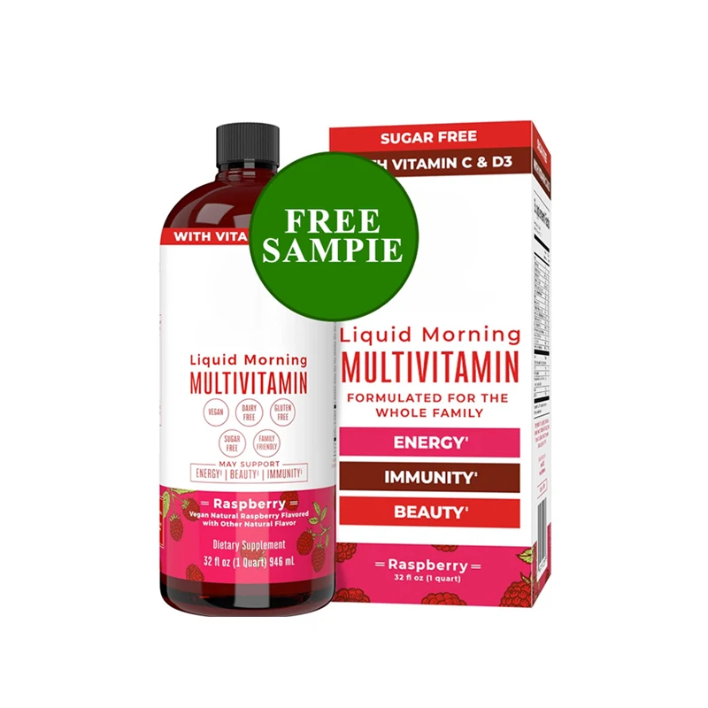 Free semple Private Label OEM/OBM/ODM Multivitamin for Women Men & Kids Vegan Sugar Free Vitamins for Women Multivitamins liquid