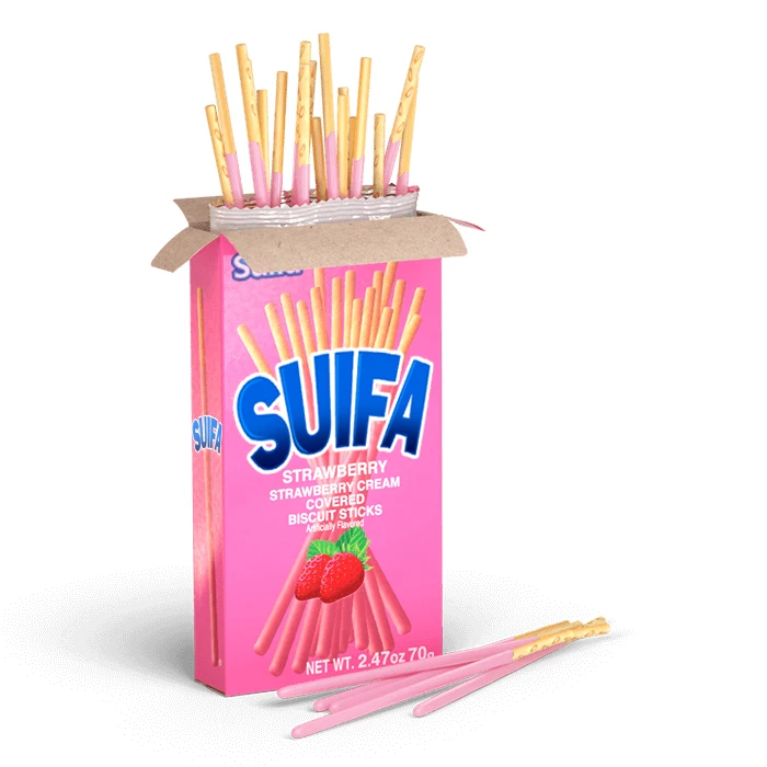 Chocolate coated fruit chips/almond grain filling stick chocolate biscuit snack