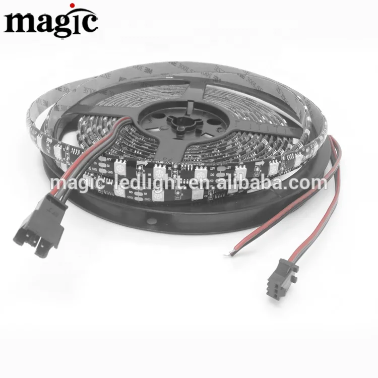 RGB 60LED 5050 пикселей IP67 IP68 IP65 Водонепроницаемый 24 В 12 Адресуемая WS2811 Светодиодная лента